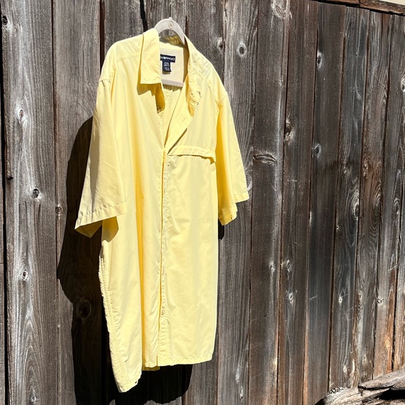 Exofficio yellow button down shirt size XXL - Picture 6 of 13